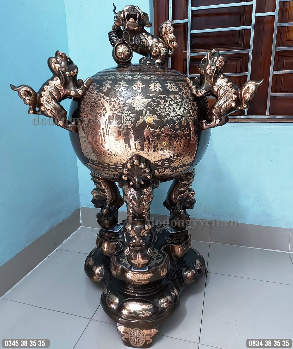 đỉnh đồng thất lân vờn cầu 
