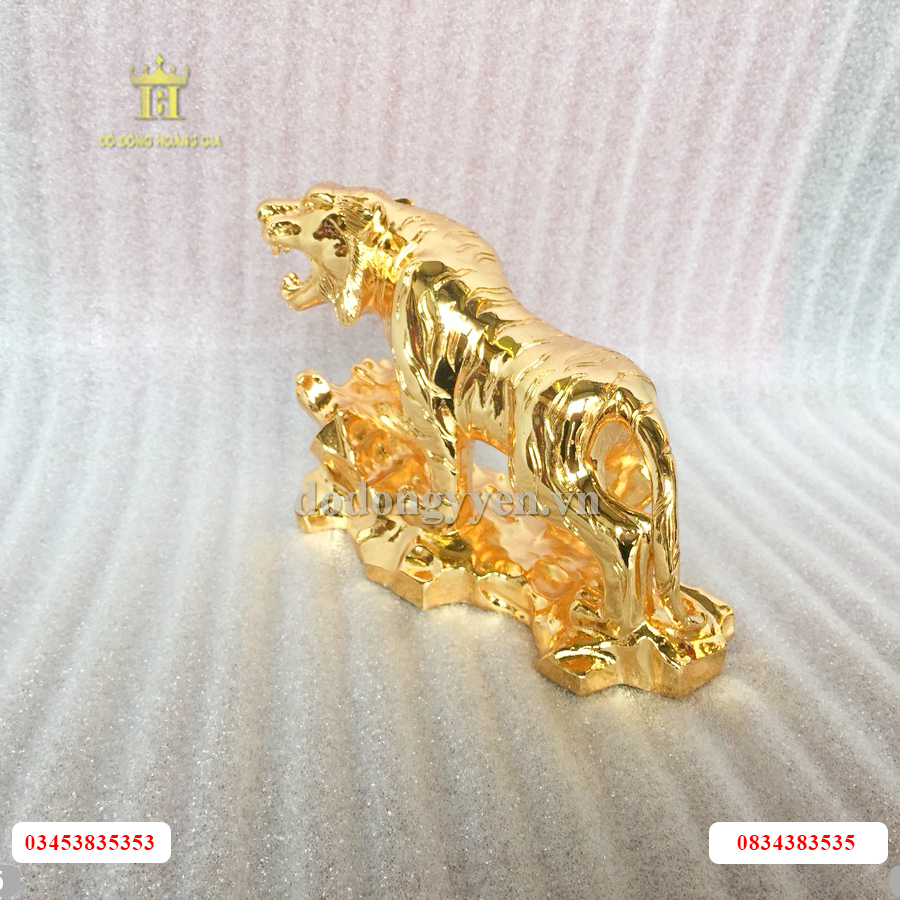 Tượng hổ dát vàng nguyên chất