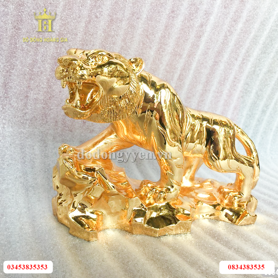 Tượng hổ dát vàng oai phong