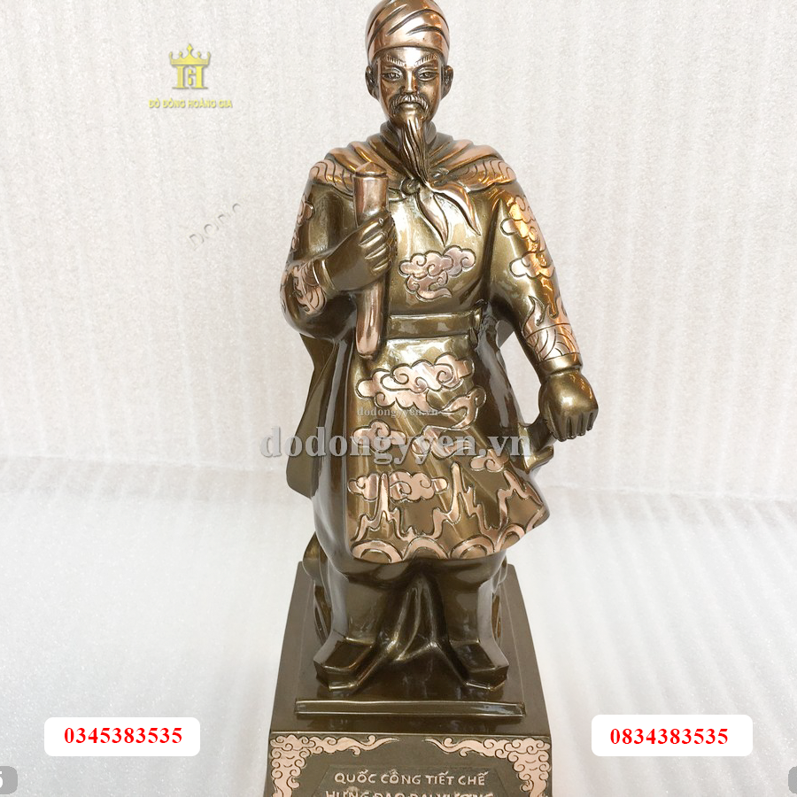 Tượng đồng phớt đỏ nguyên chất