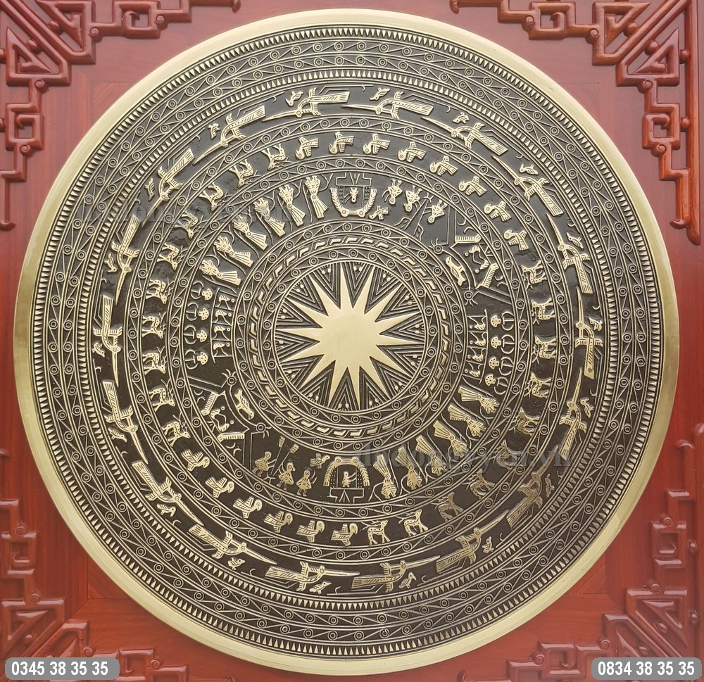 tranh đồng mặt trống