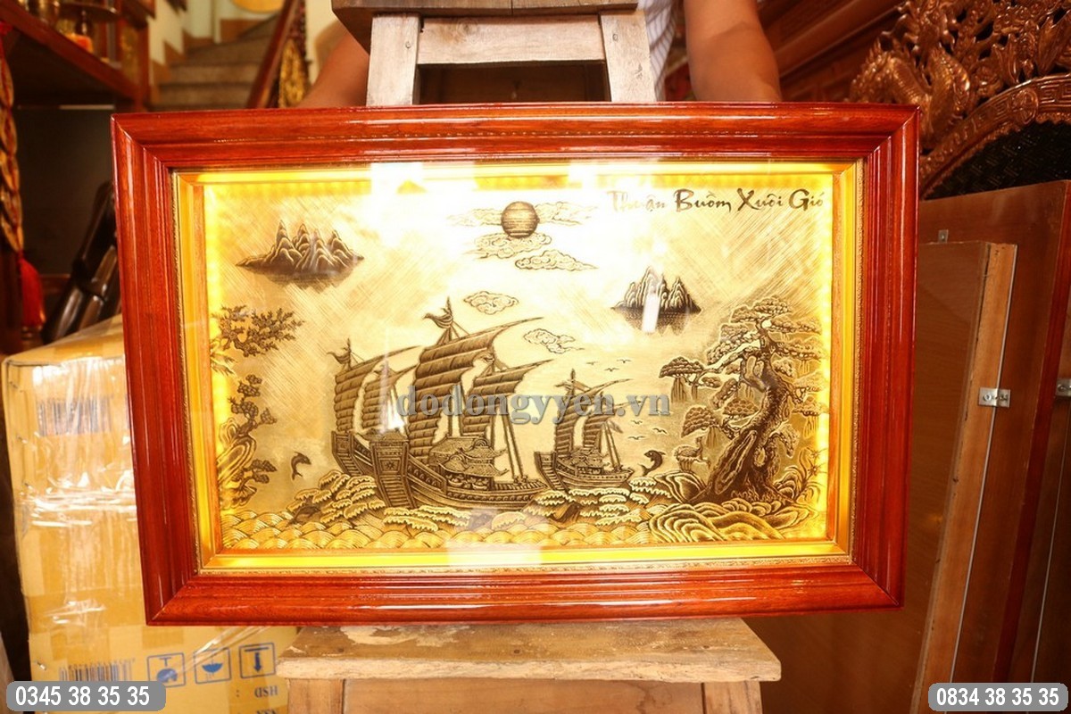tranh đồng thuận buồm xuôi gió