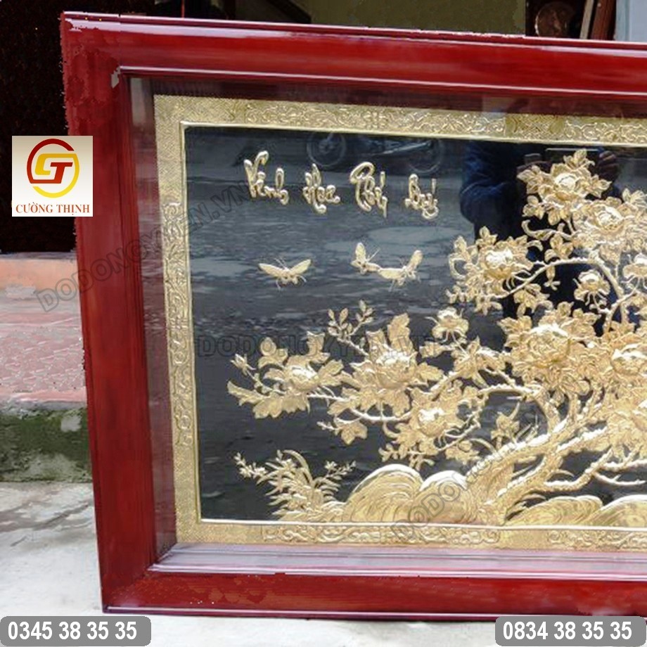 khung tranh bằng gỗ gụ