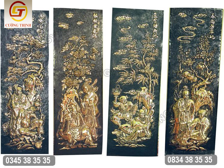 tranh đồng bát tiên