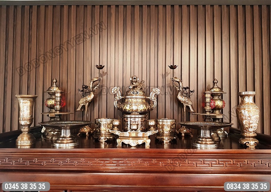 đồ thờ khảm ngũ sắc