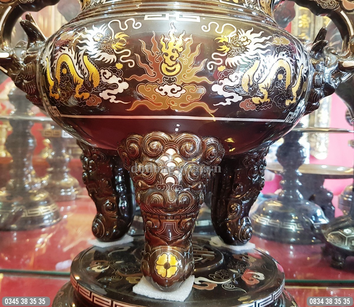 hình ảnh song long chầu nguyệt