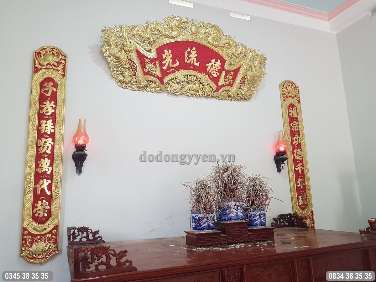 mang lại vẻ đẹp sang trọng cho không gian thờ nhà gia chủ