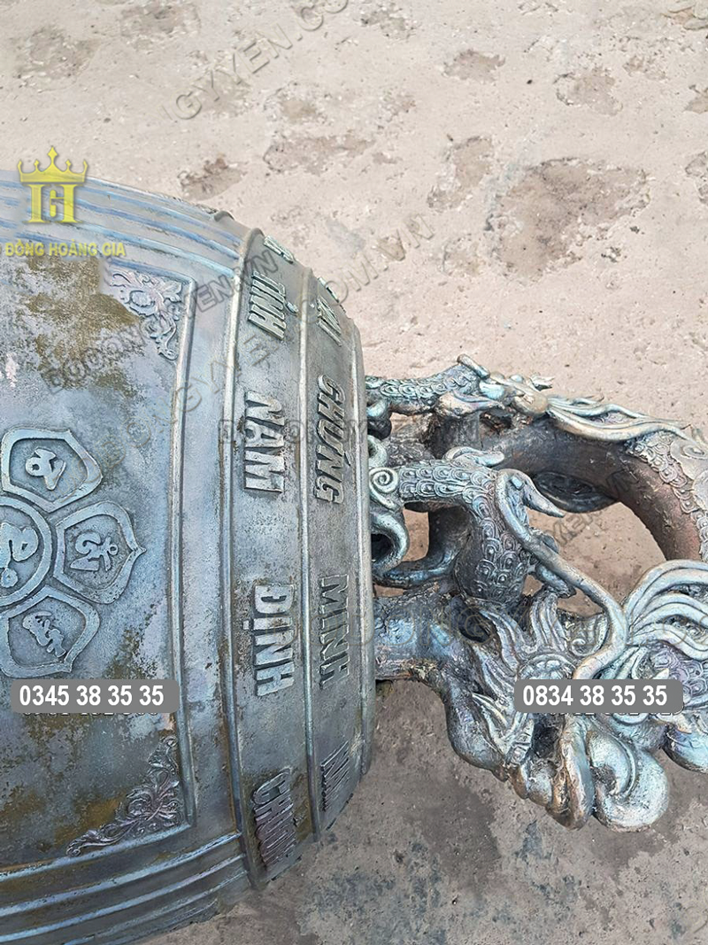 Chuông được đúc với tỷ lệ chuẩn nhất