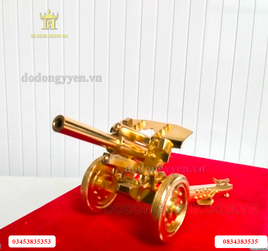 Súng đồng dát vàng cao cấp