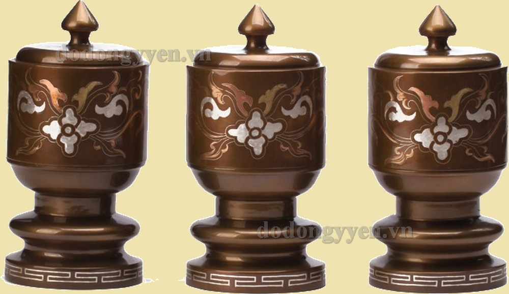Bộ đài thờ khảm tam khí cao cấp