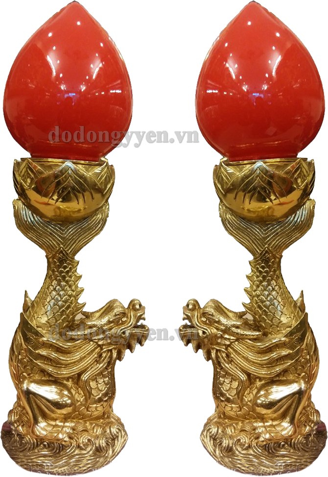 Một số mẫu đèn thờ bằng đồng có kích thước đa dạng khác nhau