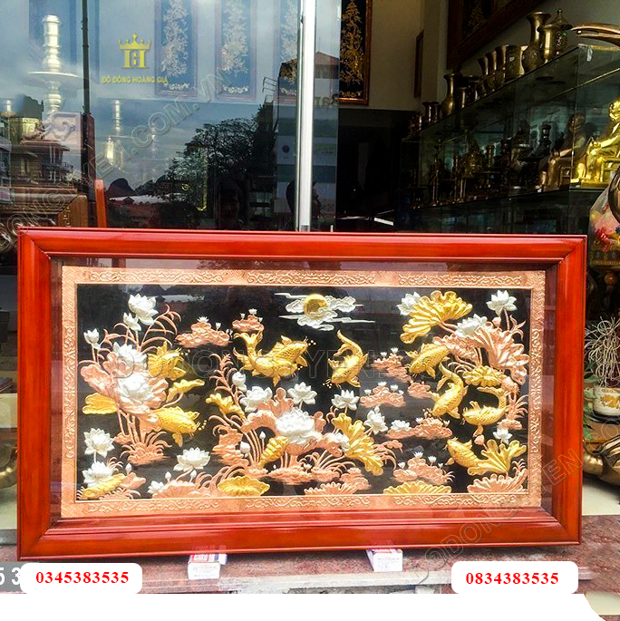Tranh đồng khảm tam khí