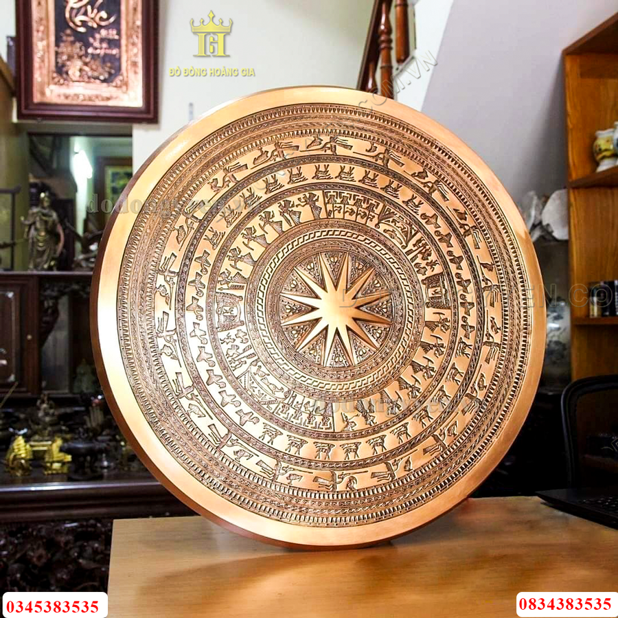 Mặt trống đồng đỏ nguyên chất