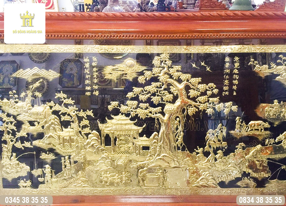 Trành đồng quê được làm tinh xảo đến từng chi tiết