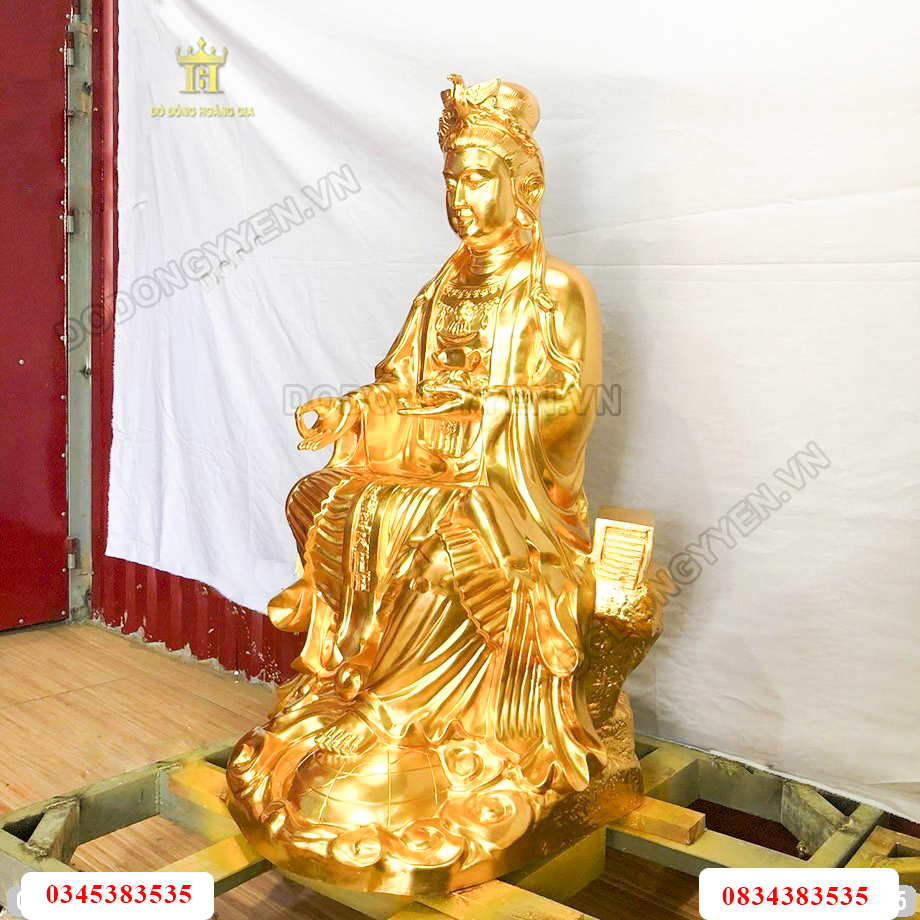 Ảnh địa mẫu đồng dát vàng cao cấp