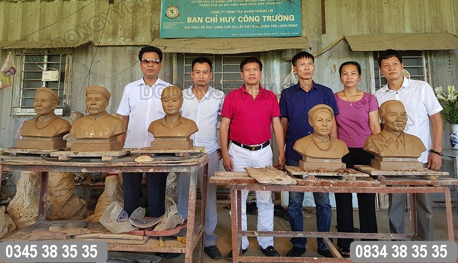 đúc tượng đồng chân dung