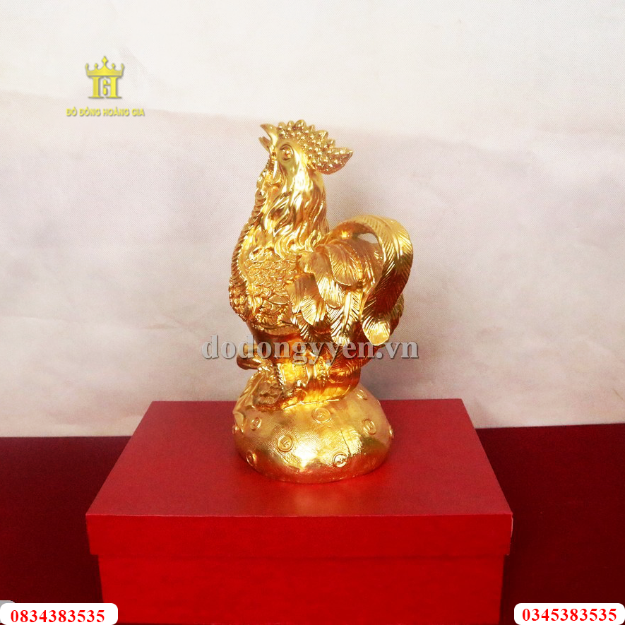 Tượng gà trống có kích thước nhỏ phù hợp với nhiều khách hàng