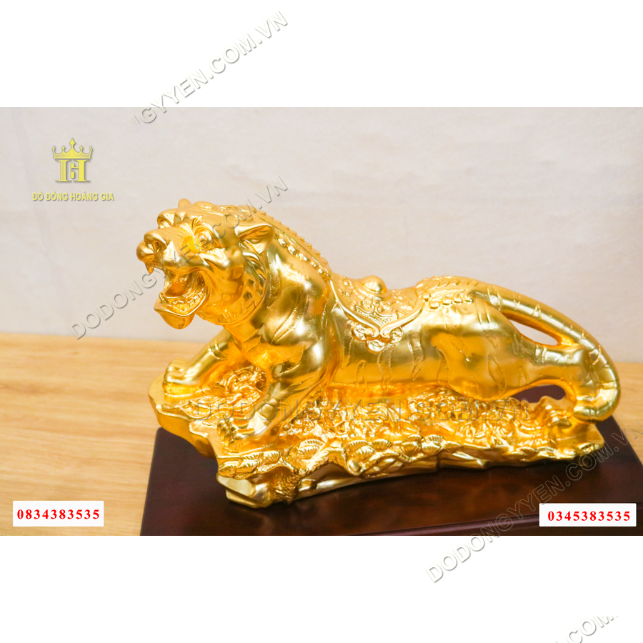 Tượng hổ dát vàng cao câp