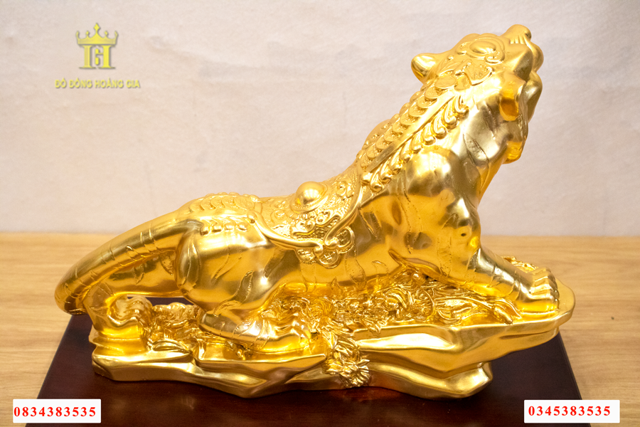 Tượng hổ dát vàng cao cấp