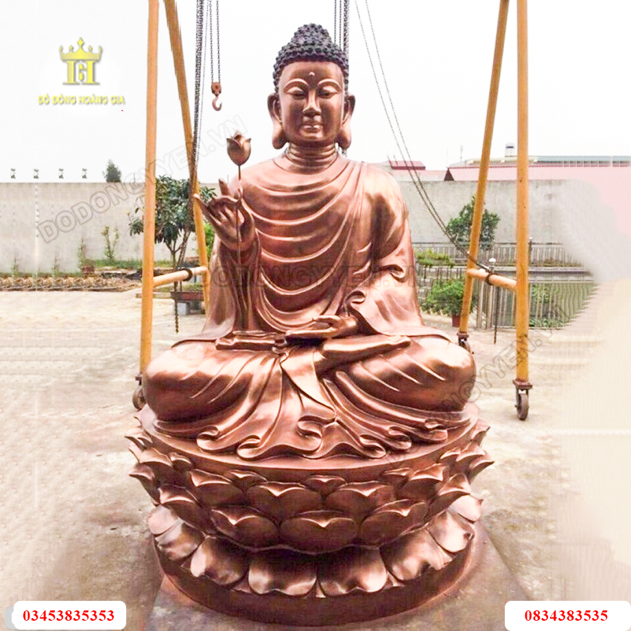 Tượng Asida bằng đồng đỏ nguyên chất