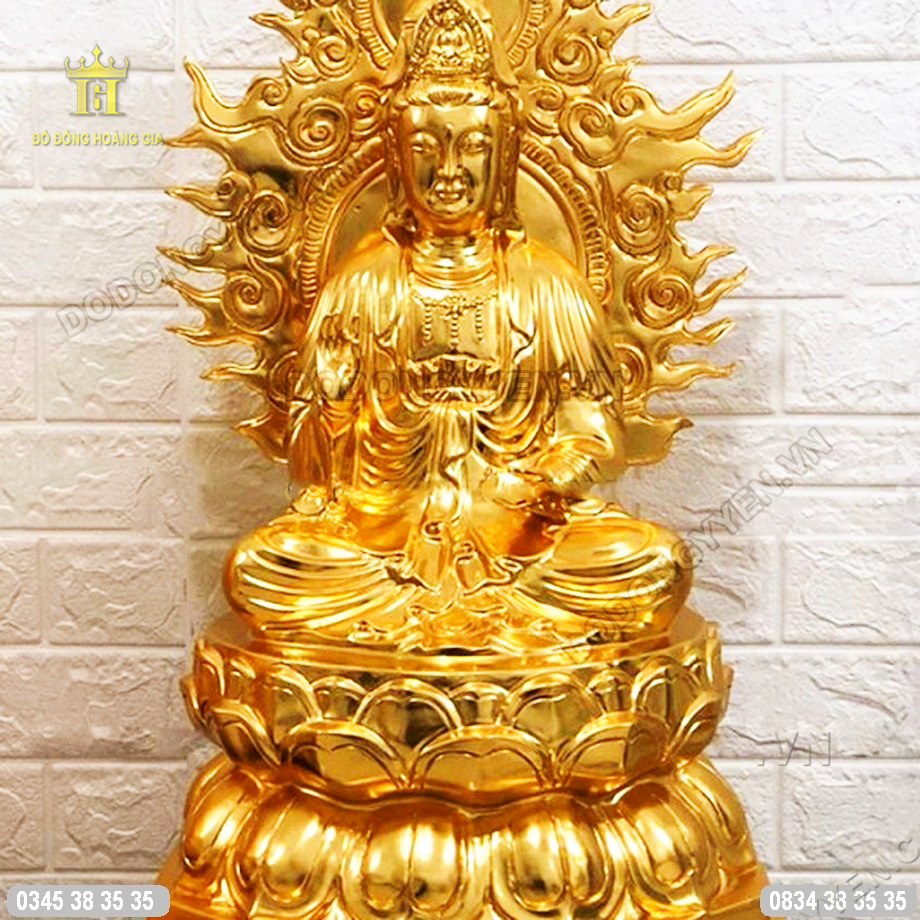 tượng phật dát vàng nghìn tay nghìn mắt