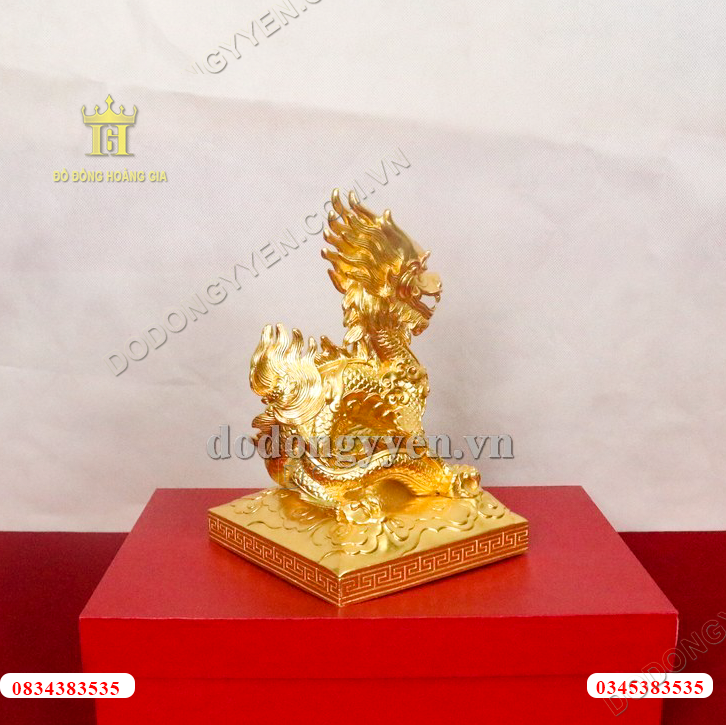 Tượng rồng dát vàng cao cấp
